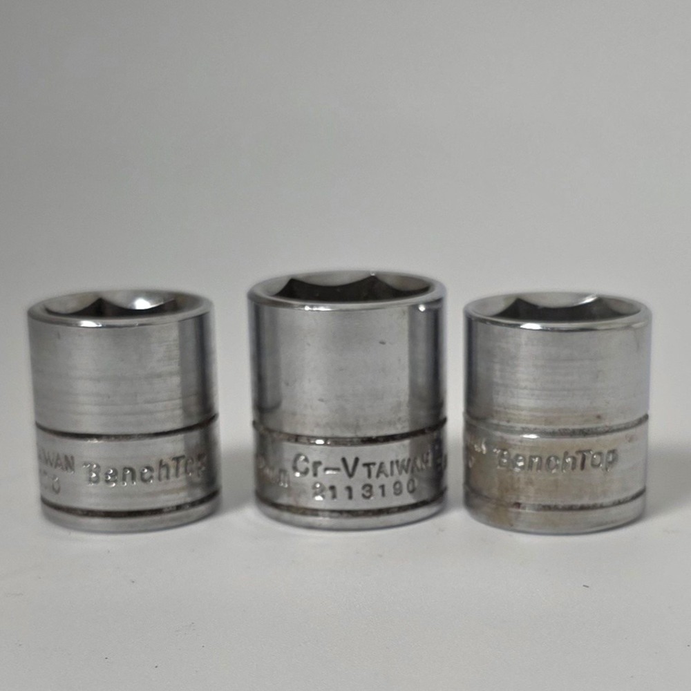 Used 6 Point‎ Shallow Sockets 3/8 Drive *See Pics For List #987